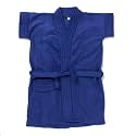 EIO® Soft Baby Boys Girls Dressing Gown Bath Robe (D Blue, 6-12 Months)