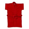 EIO® Soft Baby Boys Girls Dressing Gown Bath Robe (Red, 1-2 years)