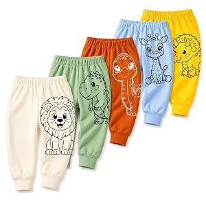 eio unisex cotton pajama pants for boys amp girls combo pack  kids amp baby soft sleepwear pyjamas combo pack  toddler breathable nightwear bottoms