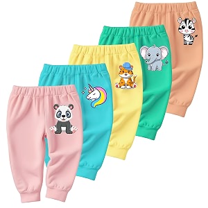 eio unisex cotton pajama pants for boys amp girls combo pack  kids amp baby soft sleepwear pyjamas combo pack  toddler breathable nightwear bottoms