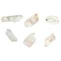 EISCO 6PK Raw Quartz, Mineral Specimen - Approx. 1"- Geologist Selected & Hand Processed - Great for Science Classrooms