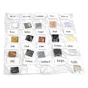 EISCO Materials Collection Set, Educational Exploration, Set of 20 Magnetic and Non-Magnetic Materials