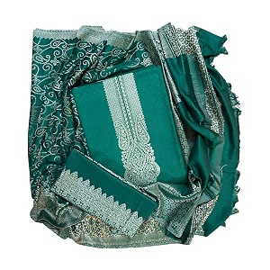 ejs women39s unstitched woollen weaving salwar suit dress material with weaved shawl dupatta