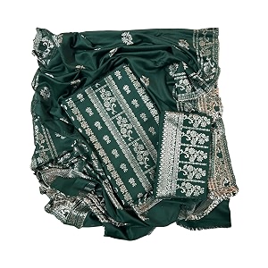 ejs women39s unstitched woollen weaving salwar suit dress material with weaved shawl dupatta