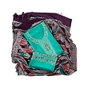 EJS Women's Unstitched Woollen Weaving Salwar Suit Dress Material With Weaved Shawl (Dupatta)