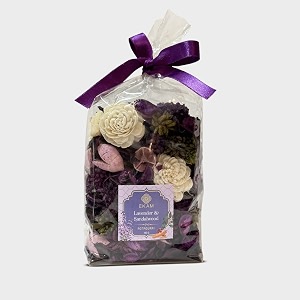 ekam 140g scented potpourri pouch dried leaves and flowers for natural dcor mood enhancement multicolour lavender amp sandalwood fragrance sku code