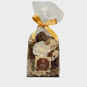ekam 140g scented potpourri pouch dried leaves and flowers for natural dcor mood enhancement multicolour cedar amp mahogany fragrance