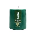 EKAM Forest Pine Pillar Soy Wax Scented Candle, 218 Grams, 30 Hours Burn Time, Long Lasting Premium Candles, Ideal for Home Decor, Gifting &amp; Aromatherapy