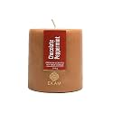 EKAM Chocolate Peppermint Pillar Soy Wax Scented Candle, 218 Grams, 30 Hours Burn Time, Long Lasting Premium Candles, Ideal for Home Decor, Gifting &amp; Aromatherapy