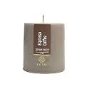 EKAM Espresso Coffee Pillar Soy Wax Scented Candle, 218 Grams, 30 Hours Burn Time, Long Lasting Premium Candles, Ideal for Home Decor, Gifting &amp; Aromatherapy