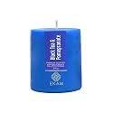 EKAM Black Tea &amp; Pomegranate Pillar Soy Wax Scented Candle, 218 Grams, 30 Hours Burn Time, Long Lasting Premium Candles, Ideal for Home Decor, Gifting &amp; Aromatherapy