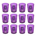 EKAM Lavendar Votive Soy Wax Scented Candle, 40 Grams, 10 Hours Burn Time| Long Lasting Premium Candles | Ideal for Home Decor | Gifting &amp; Aromatherapy (Pack of 12)