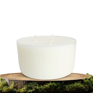 ekam mahogany scented 3 wick refill candle ideal for home decor amp gifting lead-free wick smokeless sootless 35 hours burn time256 g