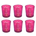 EKAM Sweet Pea Votive Soy Wax Scented Candle, 40 Grams, 10 Hours Burn Time| Long Lasting Premium Candles | Ideal for Home Decor | Gifting &amp; Aromatherapy (Pack of 6)