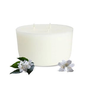 ekam temple bloom scented 3 wick refill candle ideal for home decor amp gifting lead-free wick smokeless sootless 35 hours burn time256 g