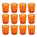 EKAM Temple Bloom Votive Soy Wax Scented Candle, 40 Grams, 10 Hours Burn Time| Long Lasting Premium Candles | Ideal for Home Decor | Gifting &amp; Aromatherapy (Pack of 12)