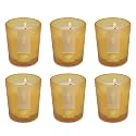 EKAM Vanilla Votive Soy Wax Scented Candle, 40 Grams, 10 Hours Burn Time| Long Lasting Premium Candles | Ideal for Home Decor | Gifting &amp; Aromatherapy (Pack of 6)