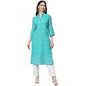 Ekasya Women39s Georgette Embroidered Work Kurta with