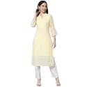Ekasya Women39s Georgette Embroidered Work Kurta with