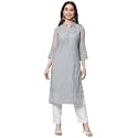 Ekasya Women39s Georgette Embroidered Work Kurta with