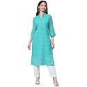 Ekasya Women39s Georgette Embroidered Work Kurta with