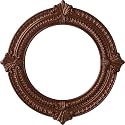 Ekena Millwork 13 1/8"OD x 8"ID x 5/8"P Benson Ceiling Medallion Fits Canopies up to 8" Ceiling Medallion, Copper Penny