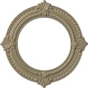 Ekena Millwork 13 1/8"OD x 8"ID x 5/8"P Benson Ceiling Medallion Fits Canopies up to 8" Ceiling Medallion, Gobi Desert