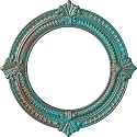 Ekena Millwork Benson Ceiling Medallion, Copper Green Patina
