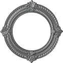 Ekena Millwork Benson Hand-Painted Ceiling Medallion, Platinum