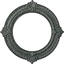 Ekena Millwork Benson Hand-Painted Ceiling Medallion, Athenian Green Crackle