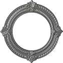 Ekena Millwork CM13BNSLS 13 1/8"OD x 8"ID x 5/8"P Benson Ceiling Medallion, Silver