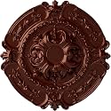 Ekena Millwork CM17SOACSDecorative Ceiling Medallions Modeled After Original Historical Patterns &amp; Designs, Antique Copper