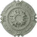 Ekena Millwork CM17SOAGCDecorative Ceiling Medallions Modeled After Original Historical Patterns & Designs, Athenian Green Crackle