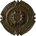 Ekena Millwork CM17SOBRSDecorative Ceiling Medallions Modeled After Original Historical Patterns &amp; Designs, Brass