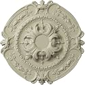 Ekena Millwork CM17SOCYFDecorative Ceiling Medallions Modeled After Original Historical Patterns &amp; Designs, Clear Yellow
