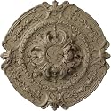 Ekena Millwork CM17SOGDCDecorative Ceiling Medallions Modeled After Original Historical Patterns &amp; Designs, Gobi Desert Crackle