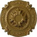 Ekena Millwork CM17SOGLSDecorative Ceiling Medallions Modeled After Original Historical Patterns &amp; Designs, Gold