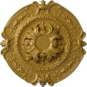 Ekena Millwork CM17SOPGSDecorative Ceiling Medallions Modeled After Original Historical Patterns &amp; Designs, Pharaoh's Gold