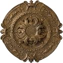 Ekena Millwork CM17SORZSDecorative Ceiling Medallions Modeled After Original Historical Patterns & Designs, Rubbed Bronze