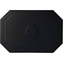 Ekena Millwork CM25FESGS Felix Ceiling Medallion, Steel Gray, 25-1/4" x 17-1/4" x 1-3/4"