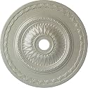Ekena Millwork CM29SFFCS 29-1/2" x 3-5/8" x 1-5/8" Sunflower Ceiling Medallion, Flash Copper