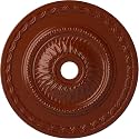 Ekena Millwork CM29SFFIF Sunflower Ceiling Medallion, FireBrick, 29 1/2"OD x 3 5/8"ID x 1 5/8"P
