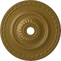 Ekena Millwork Sunflower Ceiling Medallion, Gold