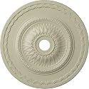 Ekena Millwork Sunflower Ceiling Medallion, Clear Yellow