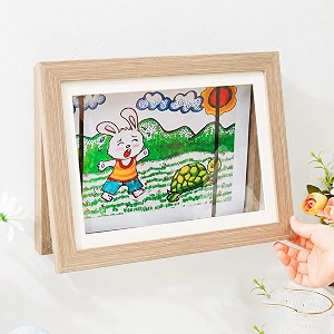 ekhasa nostrae kids art frame display and storage