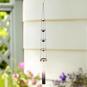 nostrae by ekhasa positive energy aluminium wind chimes for home balcony outdoor garden decoration  windchimes for vastu feng shui serene music amp positive vibes  deep tone windchime for gift