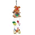 Nostrae by Ekhasa Positive Energy Aluminium Wind Chimes for Home, Balcony, Outdoor, Garden Decoration | Windchimes for Vastu, Feng Shui, Serene Music & Positive Vibes | Deep Tone Windchime for Gift