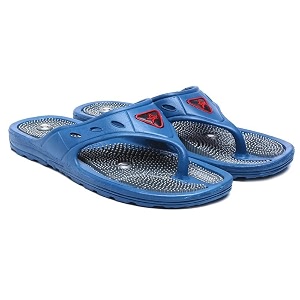 ekin 1 pair electrode massage slippers for tens acupuncture therapy massager machine physiotherapy body foot relaxing slipper 9 blue
