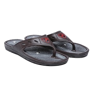 ekin 1 pair electrode massage slippers for tens acupuncture therapy massager machine physiotherapy body foot relaxing slipper 6 black