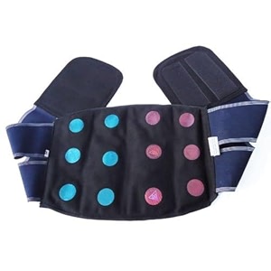 ekin 12 magnet back amp stomach support belt abdomen support magnetic slimming belt multi energy waist and belly belt for lower back pain relief blue 36